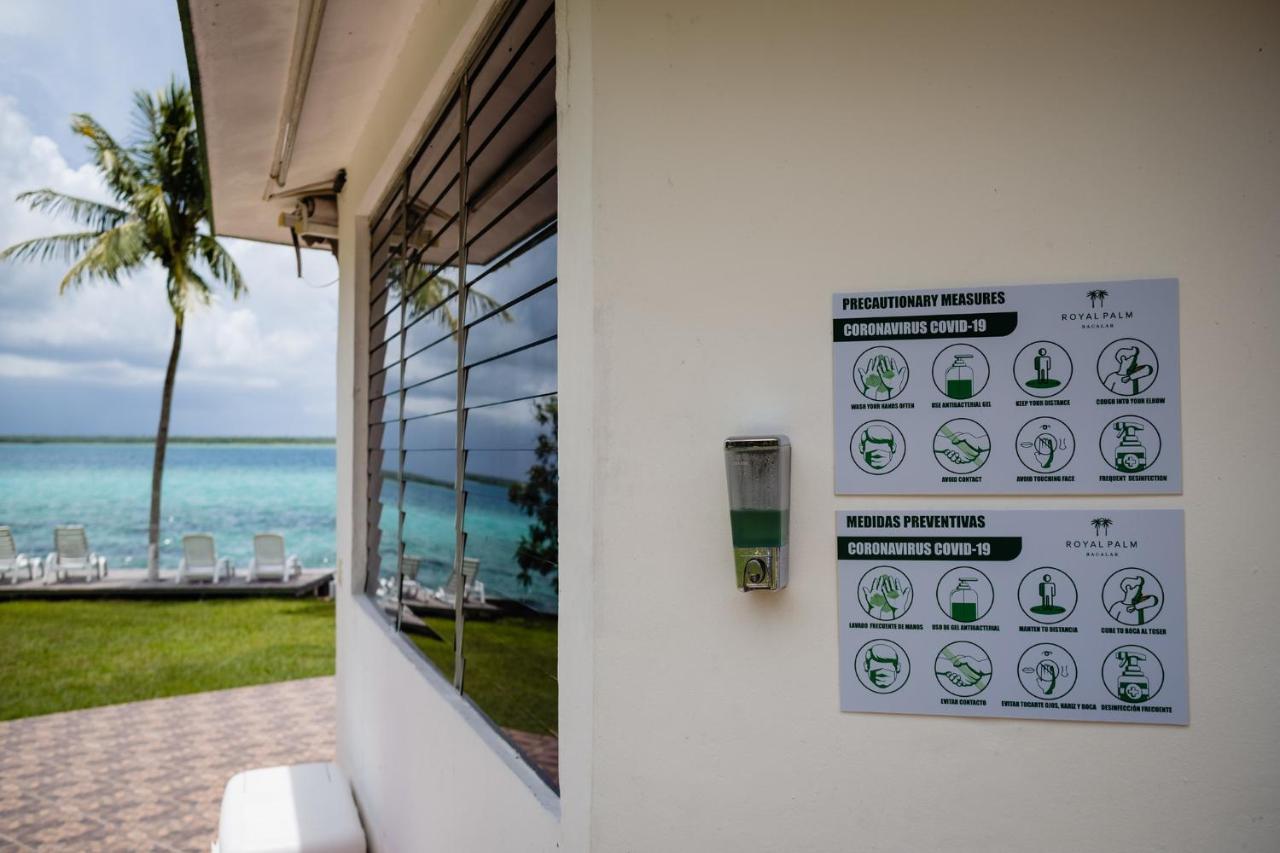 Royal Palm Bacalar Cabanas & Lagoon Club Bagian luar foto