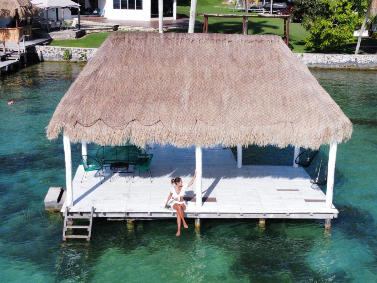 Royal Palm Bacalar Cabanas & Lagoon Club Bagian luar foto
