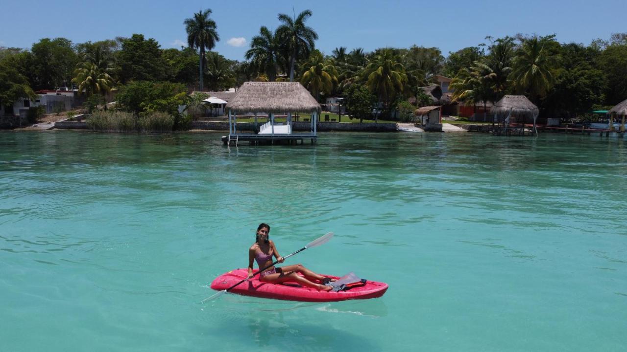 Royal Palm Bacalar Cabanas & Lagoon Club Bagian luar foto